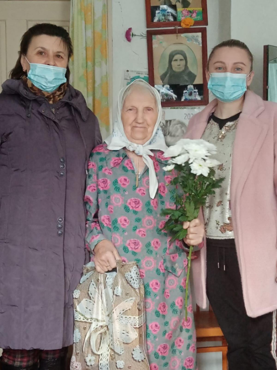 Поздравляем с юбилеем. 90-лет труженице тыла Ломакиной Марии Ивановне.